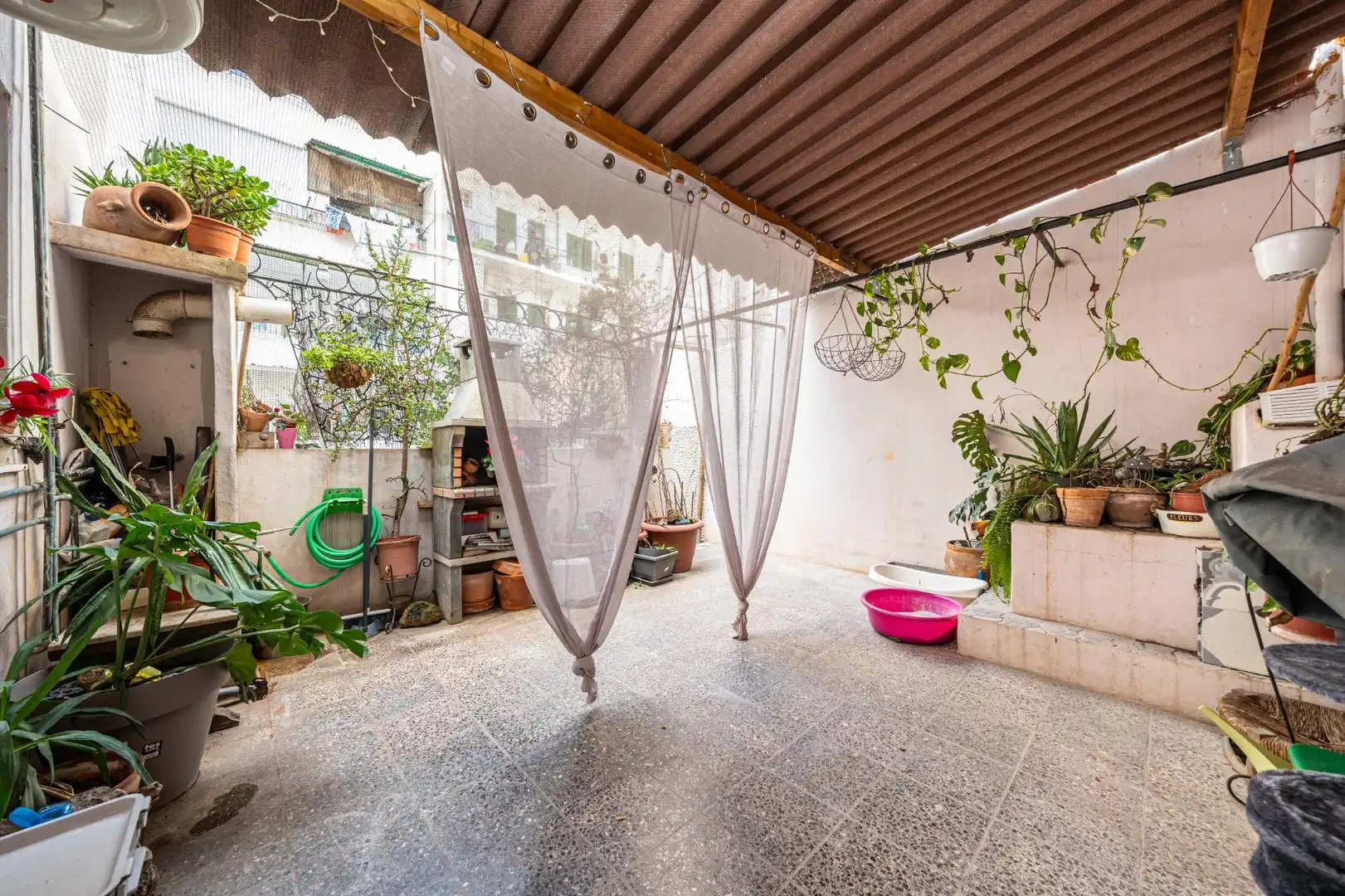 Terraza de Casa adosada en venta en  Palma de Mallorca con Aire acondicionado, Calefacción y Jardín privado