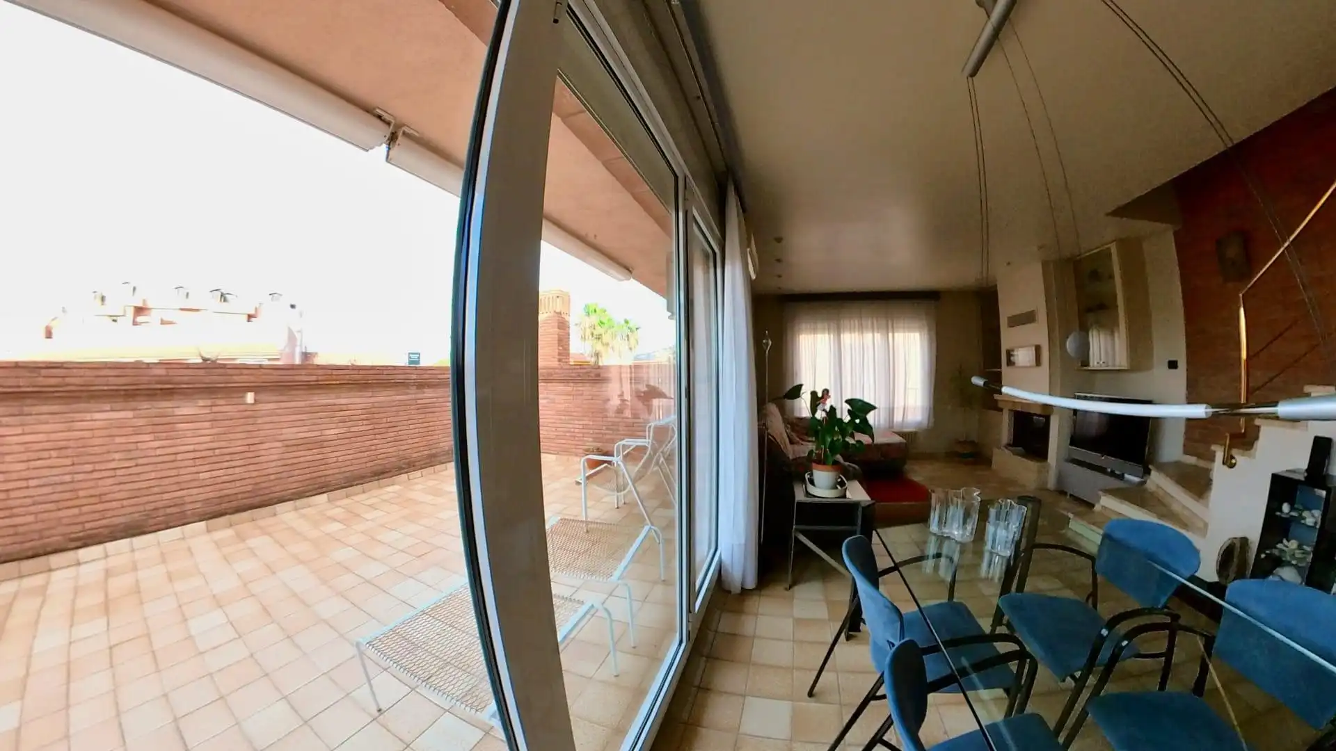 Terrassa de Casa adosada en venda en Les Franqueses del Vallès amb Calefacció, Jardí privat i Terrassa