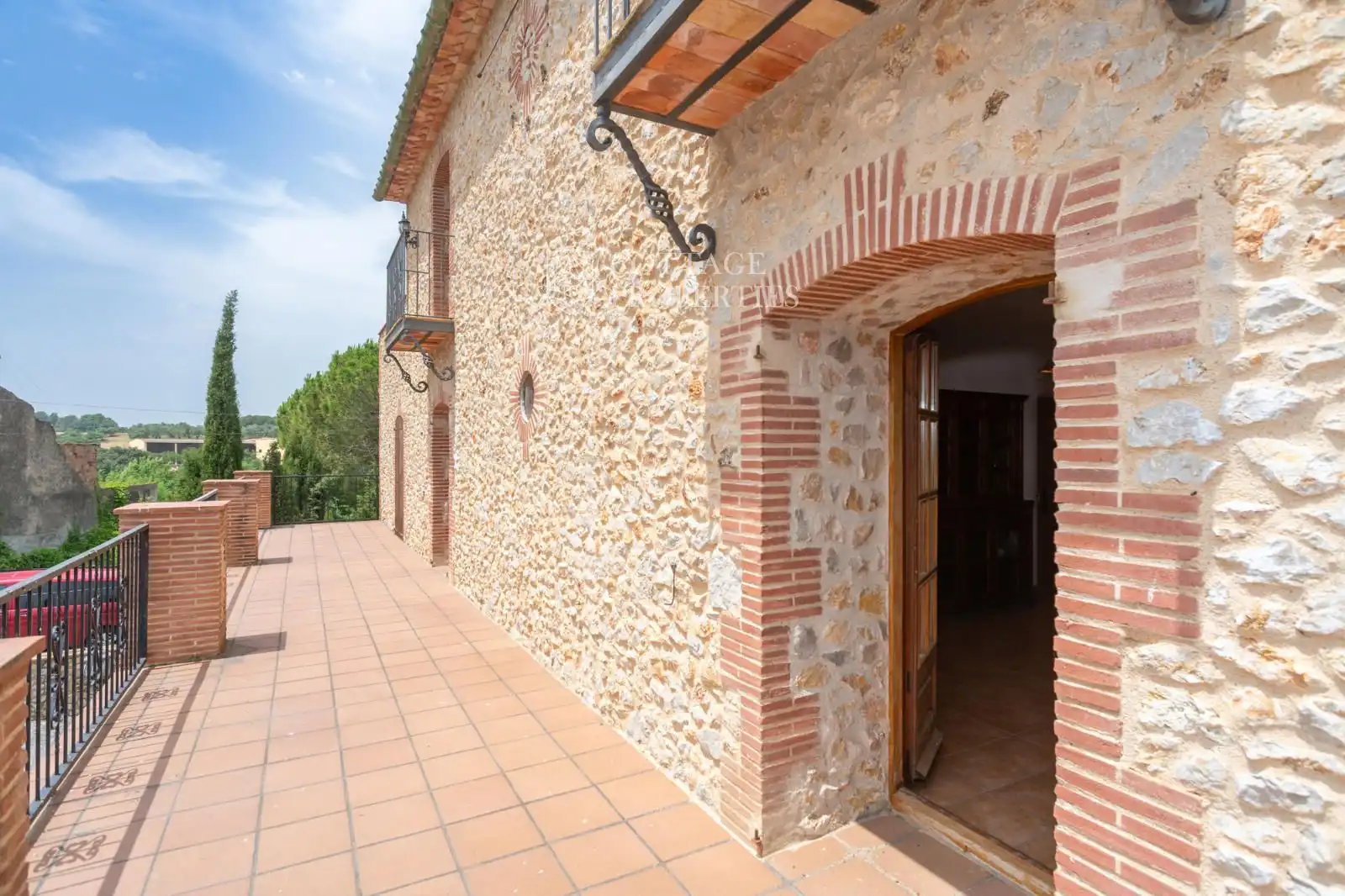 Vista exterior de Finca rústica en venta en Garrigàs