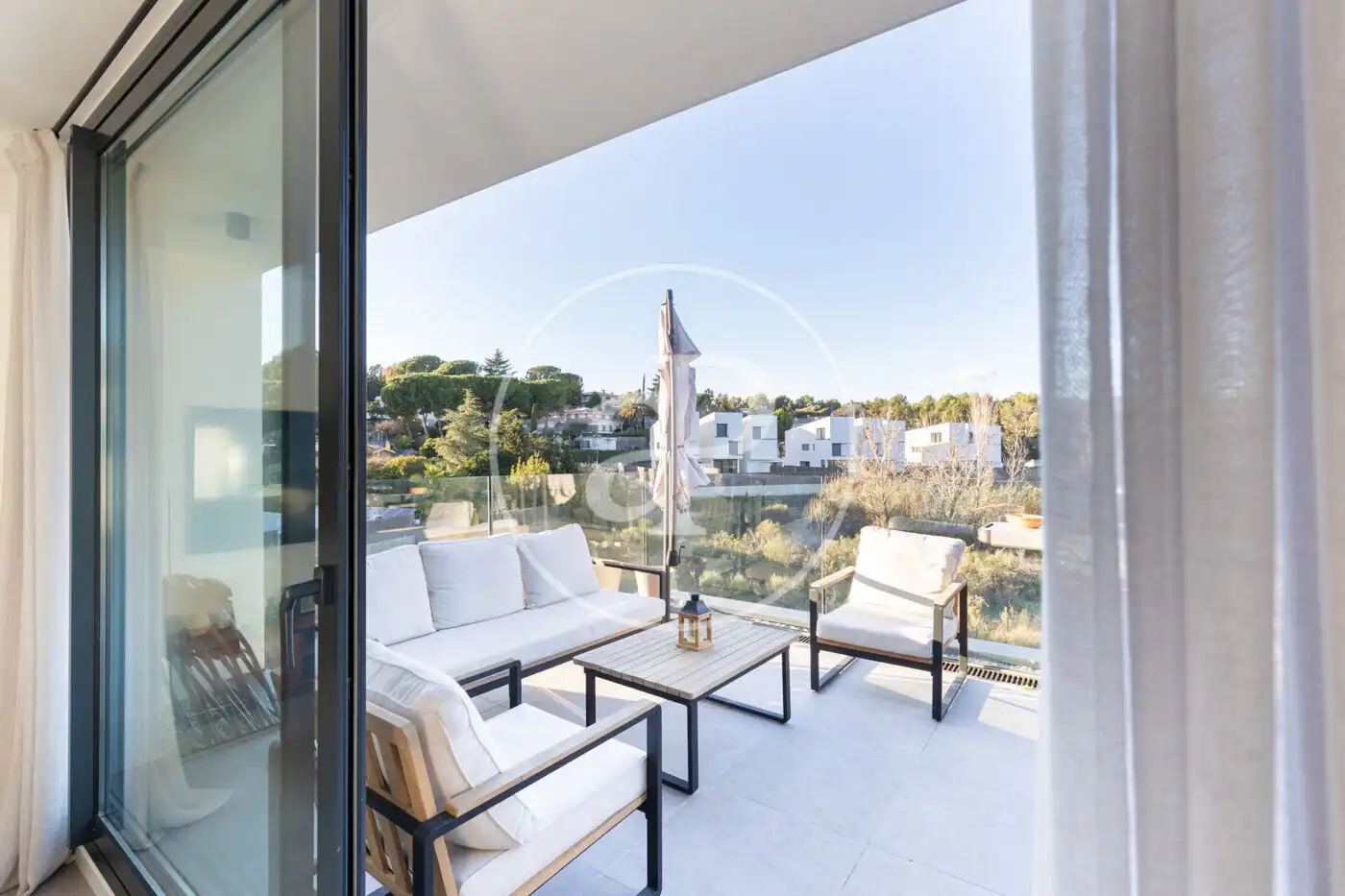 Terrace of Flat for rent in Cerdanyola del Vallès  with Air Conditioner, Heating and Terrace