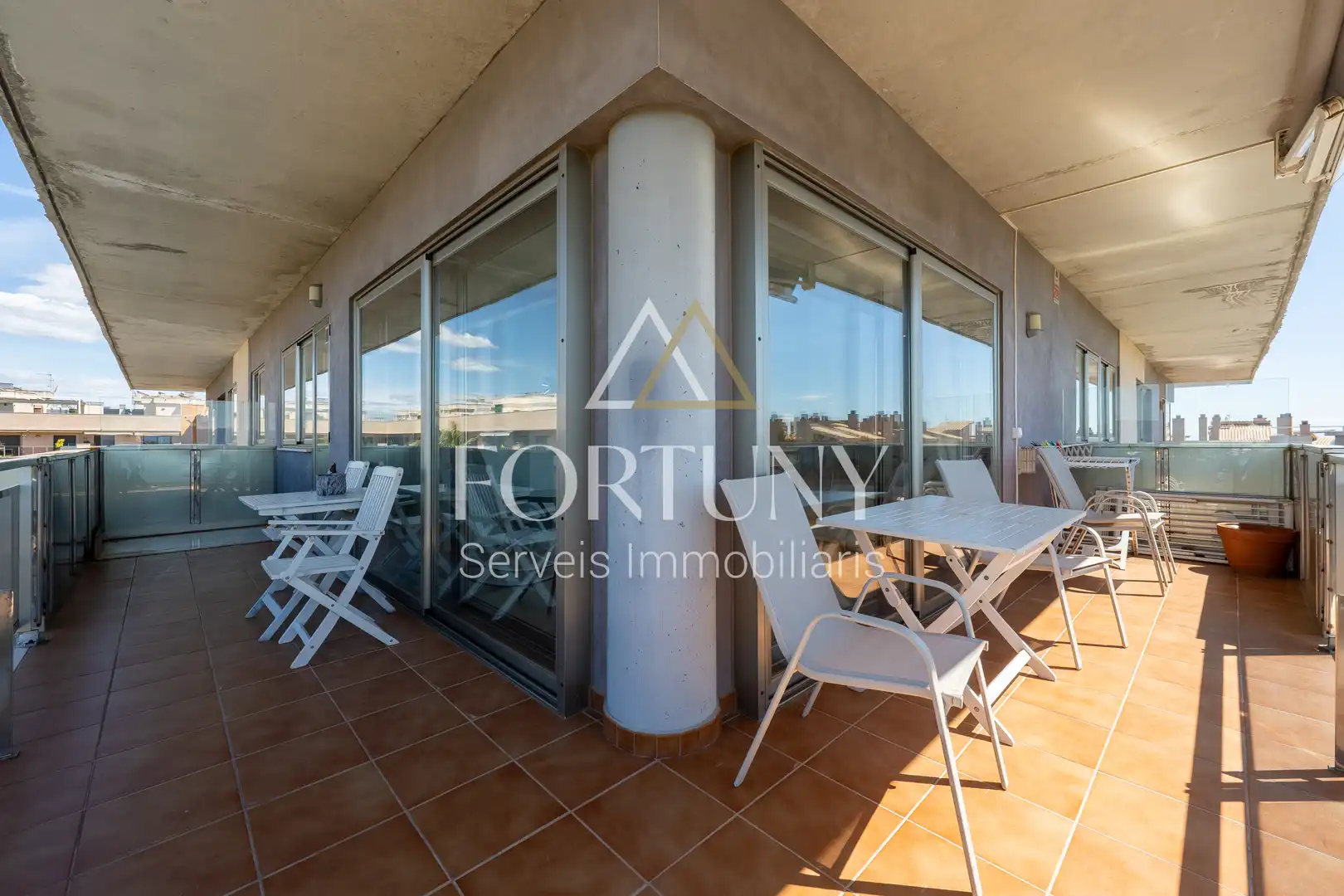 Terrasse von Dachboden zum Verkauf in Cambrils mit Klimaanlage, Abstellraum und Schwimmbad