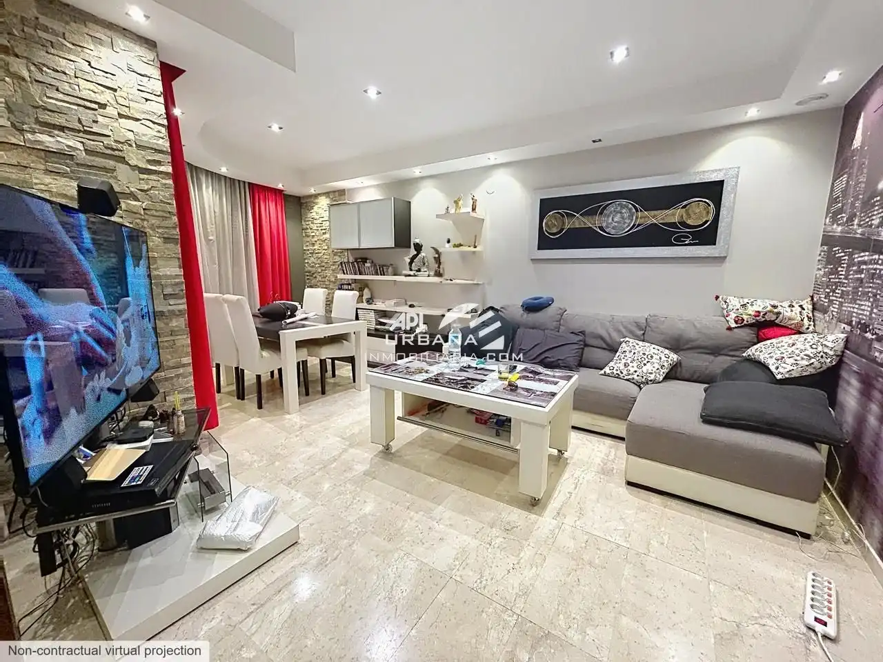 Sala d'estar de Casa o xalet en venda en Lucena amb Aire condicionat i Terrassa
