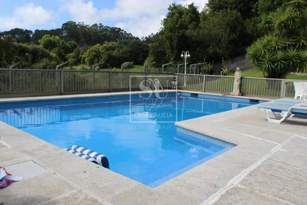 Piscina de Casa o chalet en venta en Nigrán con Calefacción, Jardín privado y Terraza