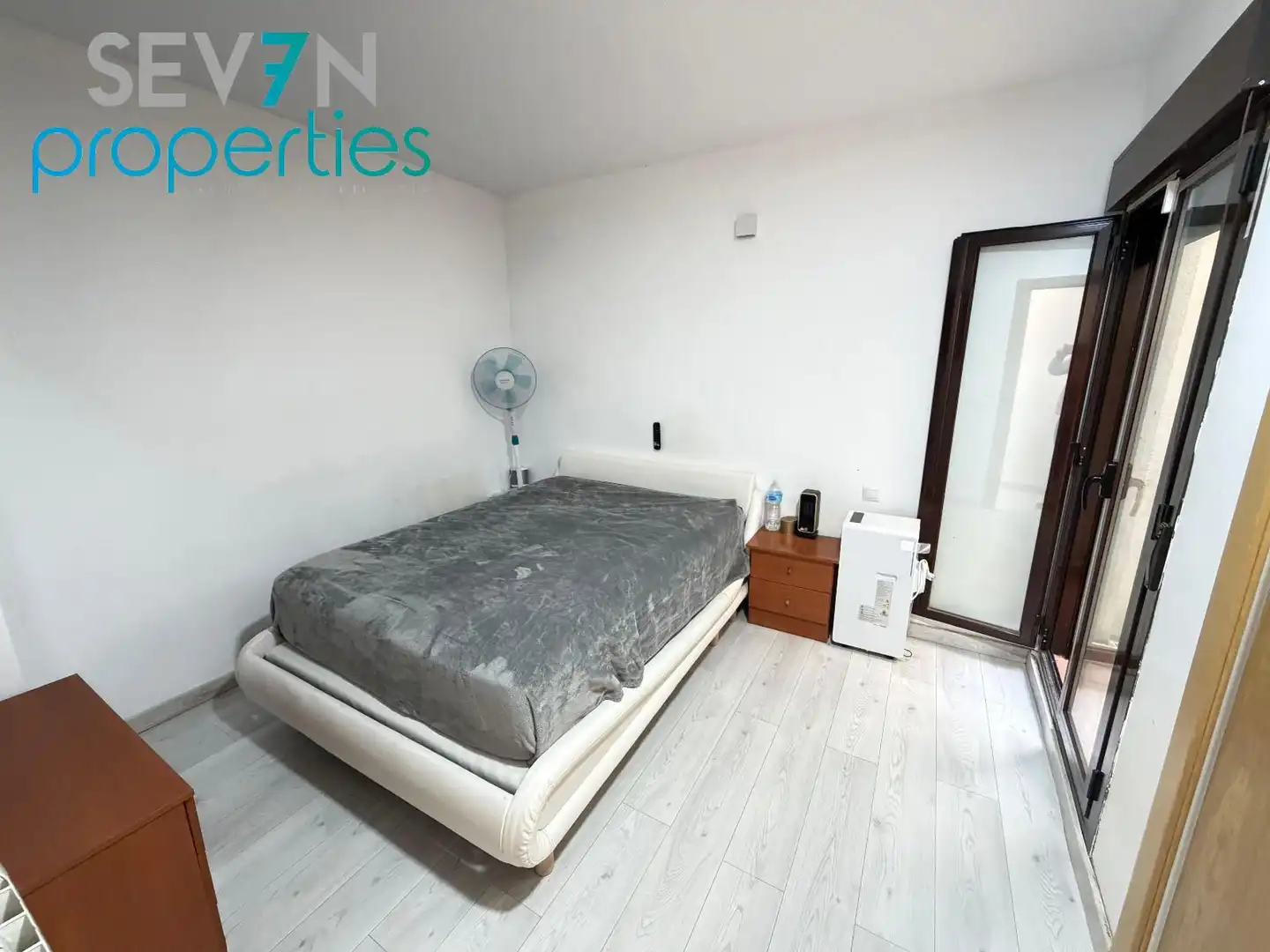 Schlafzimmer von Wohnung zum Verkauf in Santo Domingo-Caudilla mit Heizung, Parkett und Terrasse