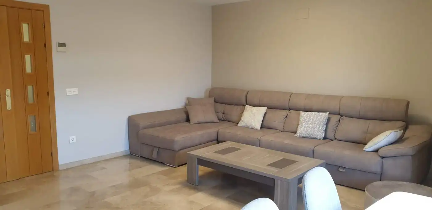Living room of Flat for rent in Alicante / Alacant  with Air Conditioner, Terrace and Furnished