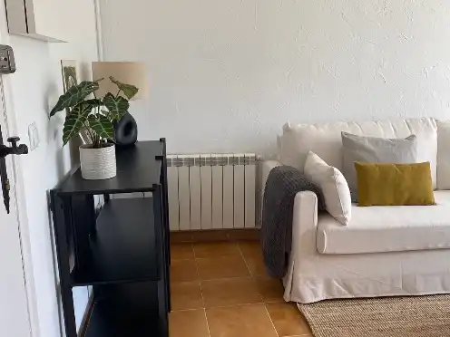 Wohnzimmer von Wohnung zur Miete in Sitges mit Terrasse, Schwimmbad und Balkon