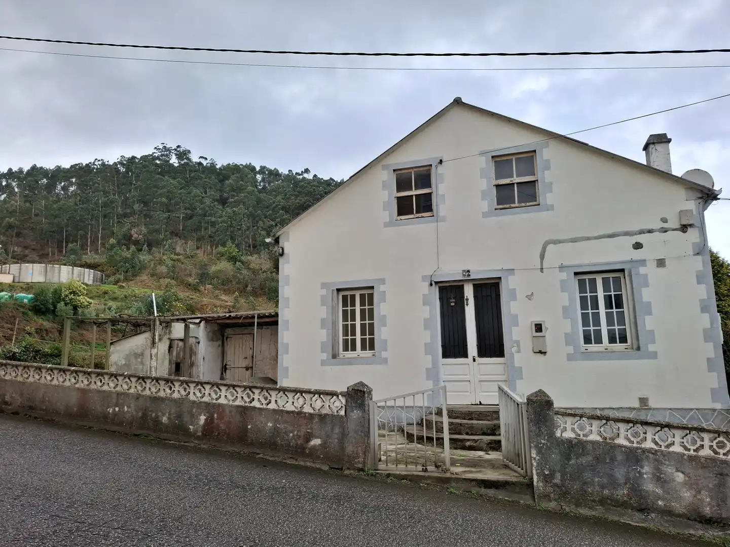 Vista exterior de Casa o chalet en venta en Burela con Jardín privado