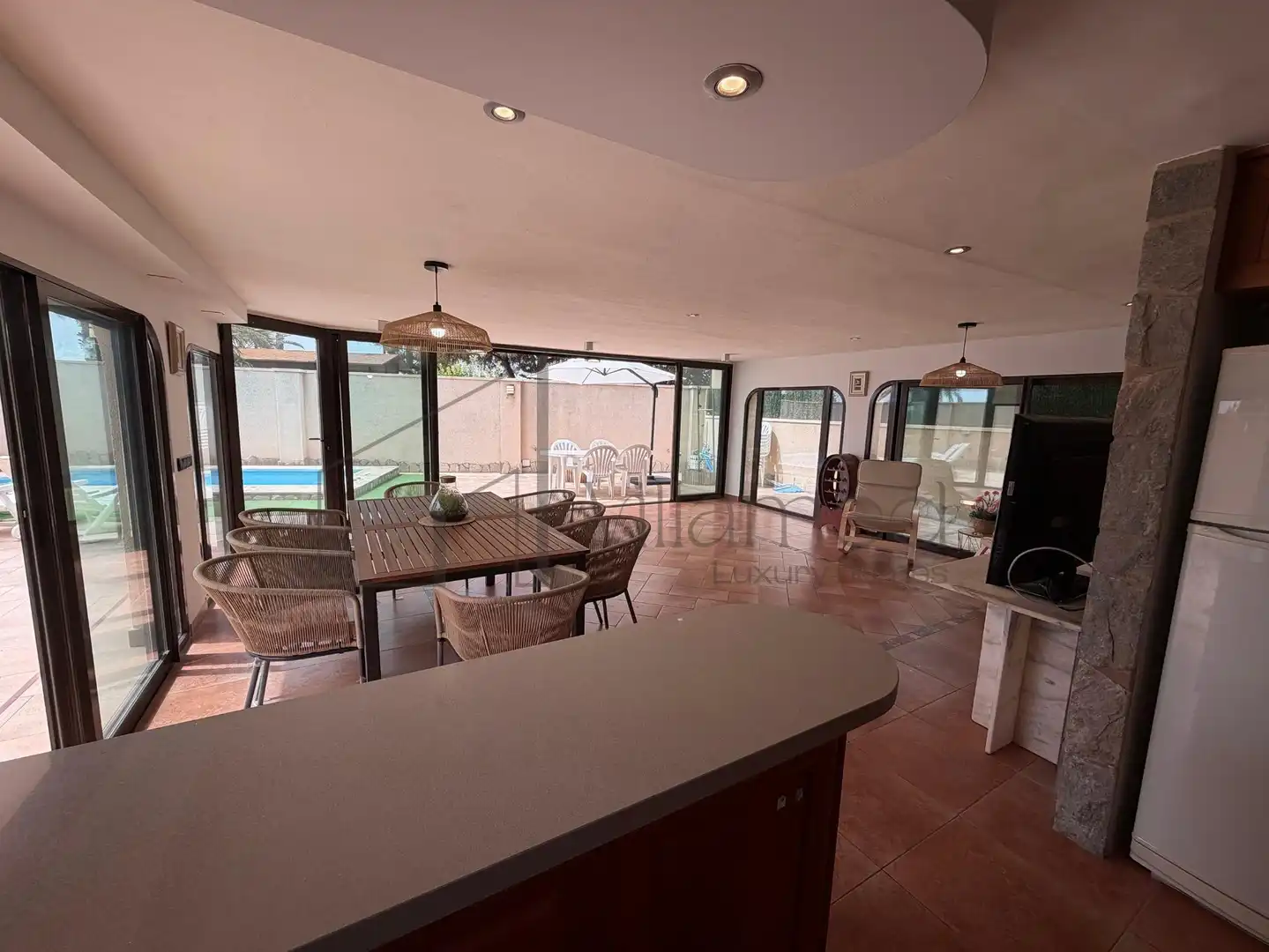 Terraza de Casa o chalet de alquiler en La Pobla de Farnals con Aire acondicionado, Calefacción y Terraza