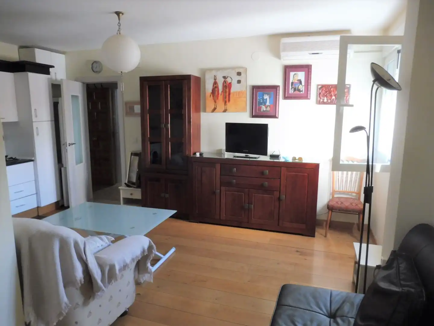 Sala d'estar de Apartament de lloguer en Granada amb Aire condicionat, Calefacció i Terrassa