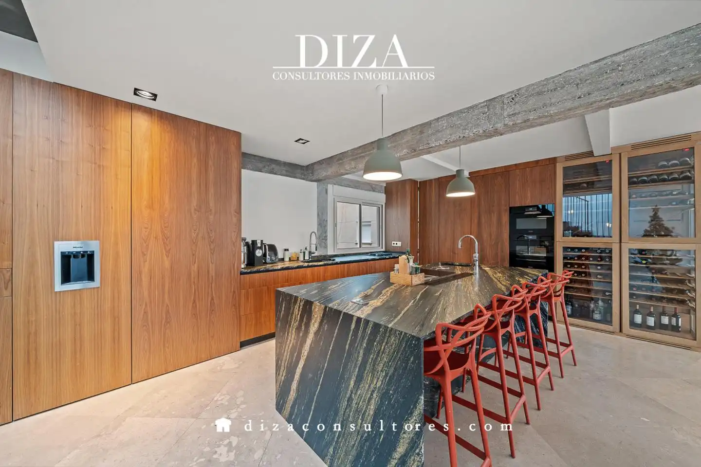 Kitchen of Attic for sale in Madrid  with Air Conditioner, Terrace and Storage room