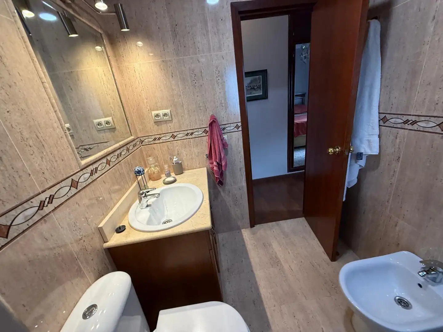 Badezimmer von Wohnung zum Verkauf in Jerez de la Frontera mit Klimaanlage und Terrasse