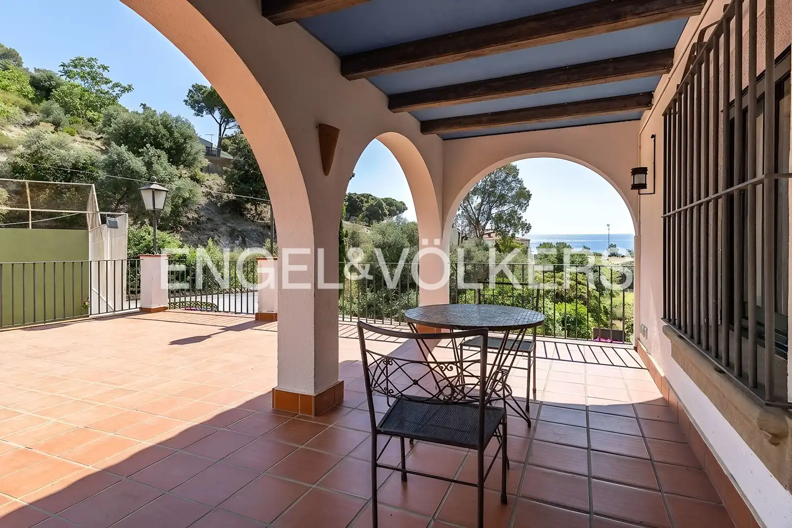 Terrassa de Casa o xalet en venda en Premià de Dalt amb Calefacció, Jardí privat i Terrassa