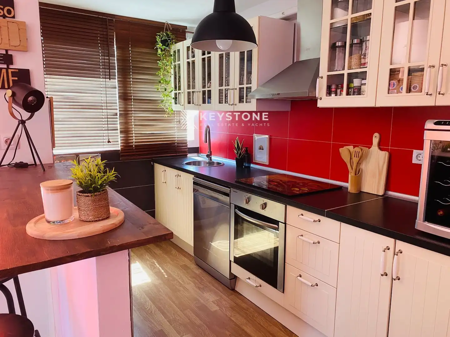 Cocina de Piso de alquiler en Alicante / Alacant con Aire acondicionado, Calefacción y Terraza