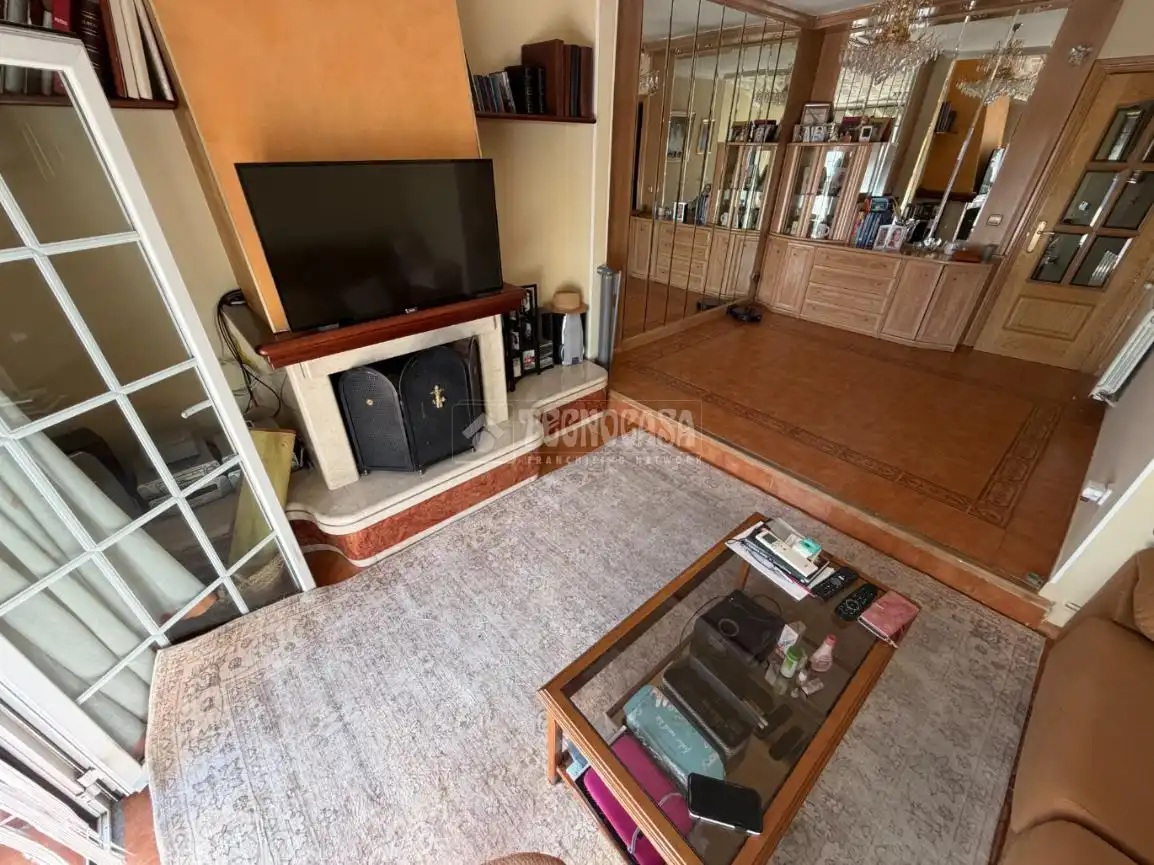 Sala de estar de Casa adosada en venta en Collado Villalba con Aire acondicionado y Calefacción