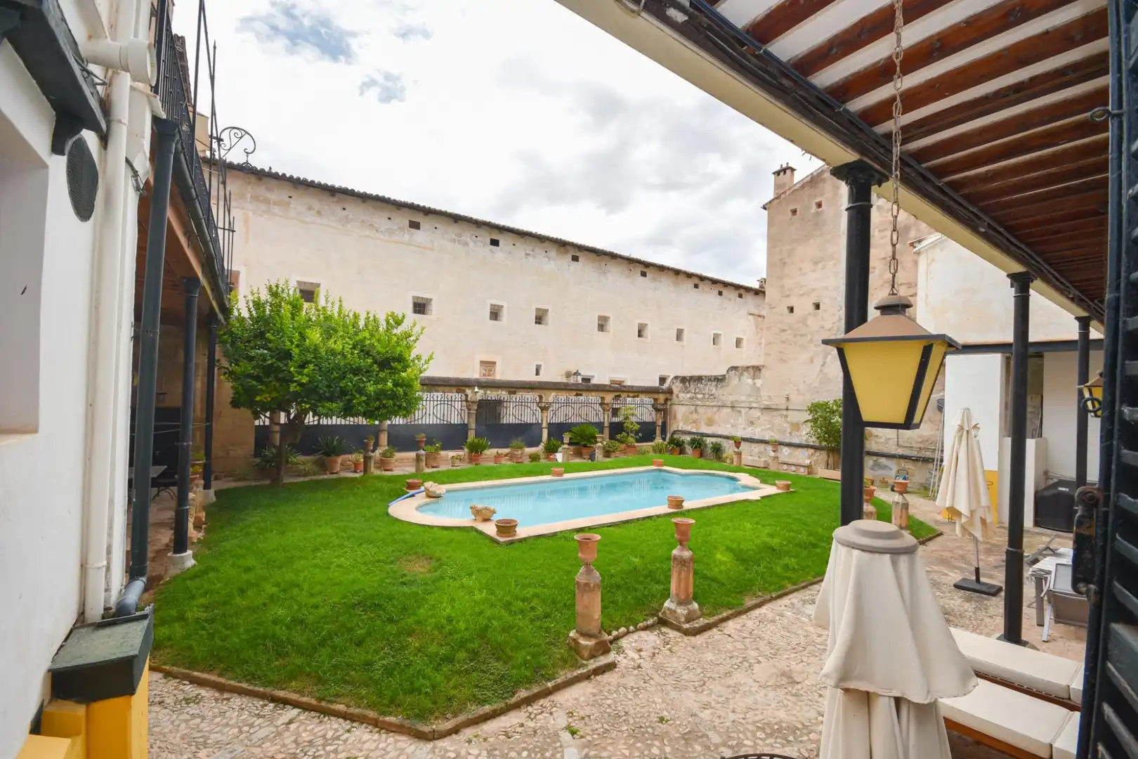 Jardín de Piso de alquiler en  Palma de Mallorca con Aire acondicionado, Jardín privado y Trastero