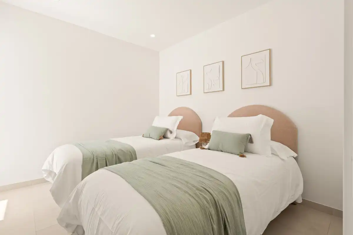 Schlafzimmer von Erdgeschoss zum Verkauf in Mijas mit Klimaanlage, Heizung und Terrasse
