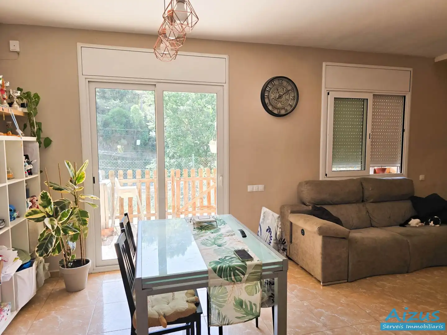 Dining room of Houses for sale in Santa Susanna  with Air Conditioner, Terrace and Oven