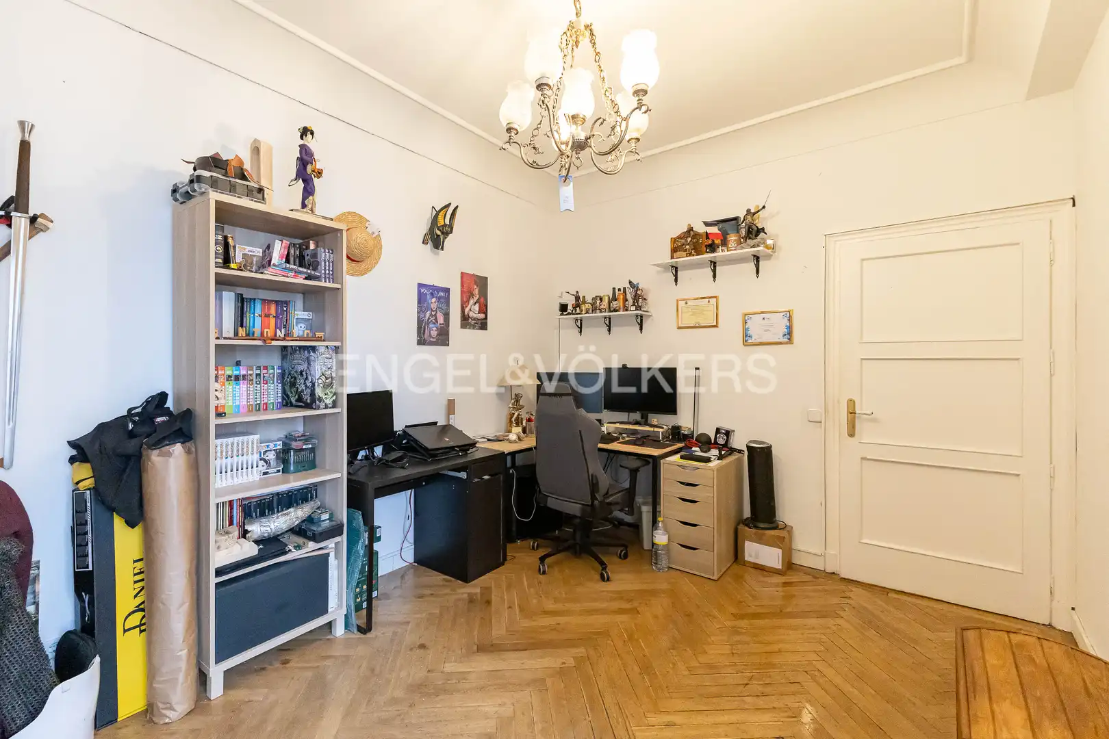 Sala d'estar de Pis de lloguer en Madrid amb Aire condicionat, Calefacció i Parquet