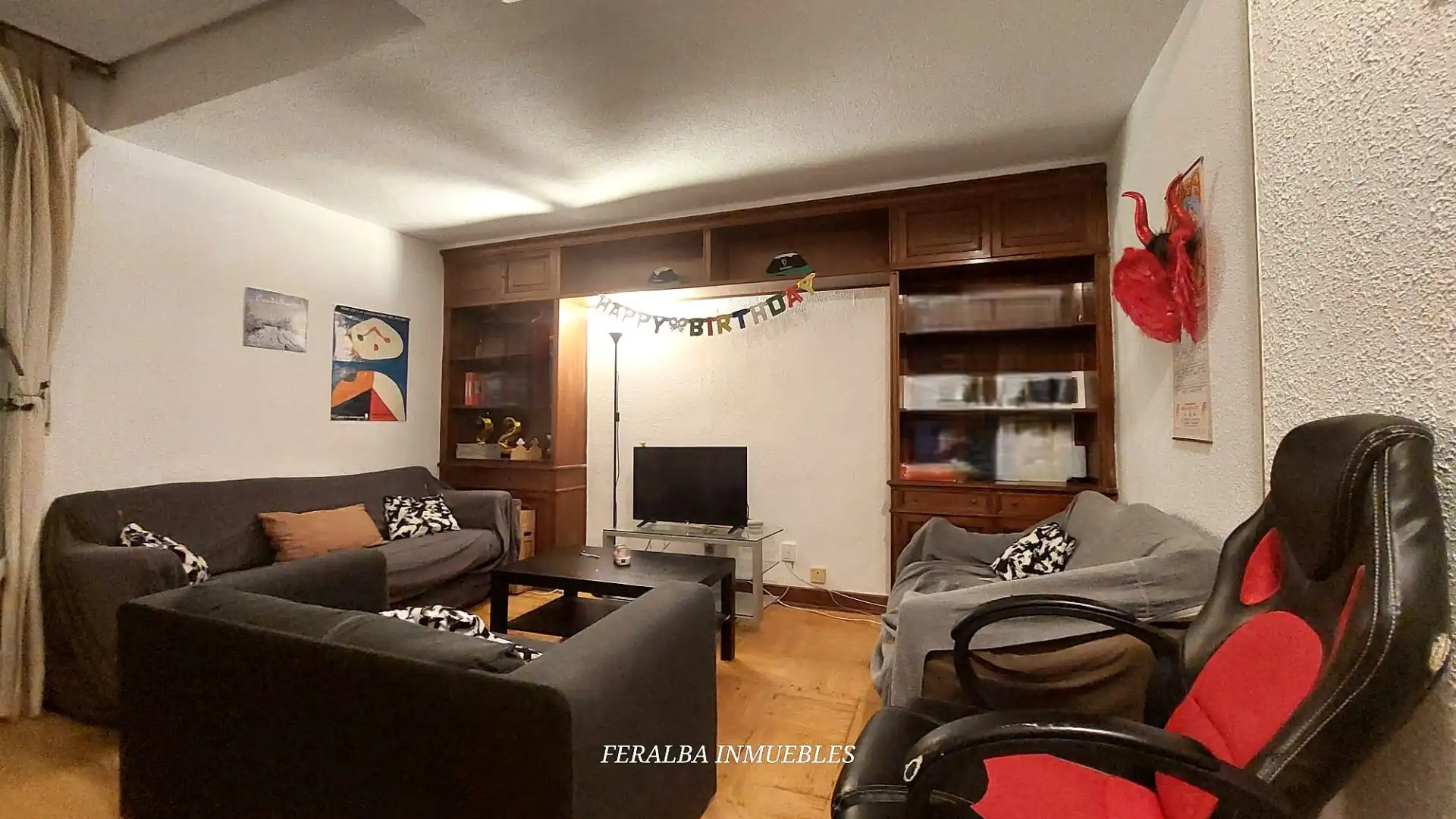 Sala d'estar de Àtic en venda en Madrid amb Terrassa