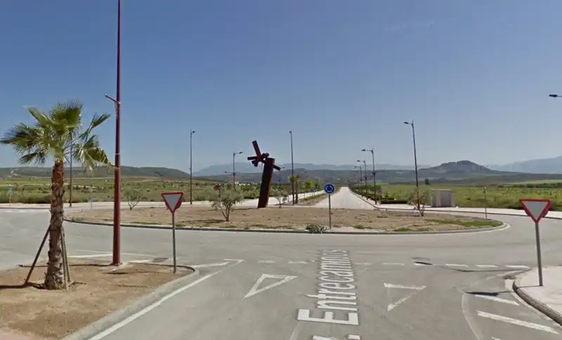 Vista exterior de Terreny industrial en venda en Escúzar