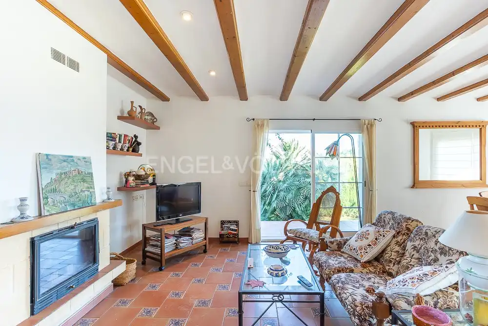 Living room of Houses for sale in Dénia  with Air Conditioner, Heating and Private garden