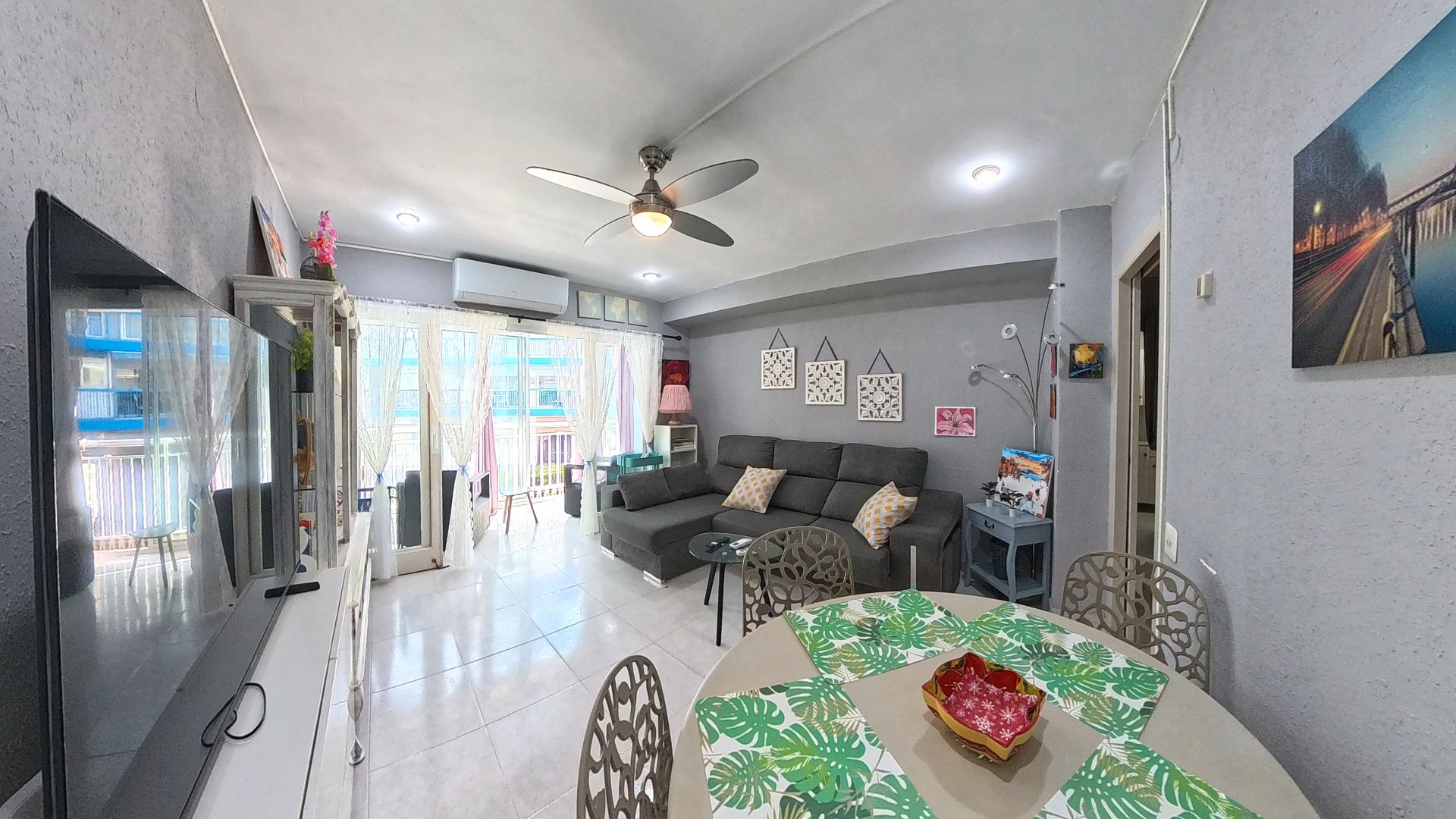 Living room of Flat for sale in El Campello  with Air Conditioner, Heating and Terrace