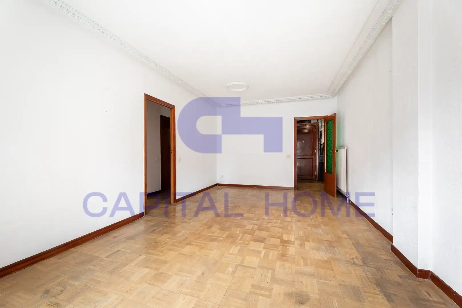 Living room of Flat for sale in Móstoles  with Heating, Terrace and Furnished
