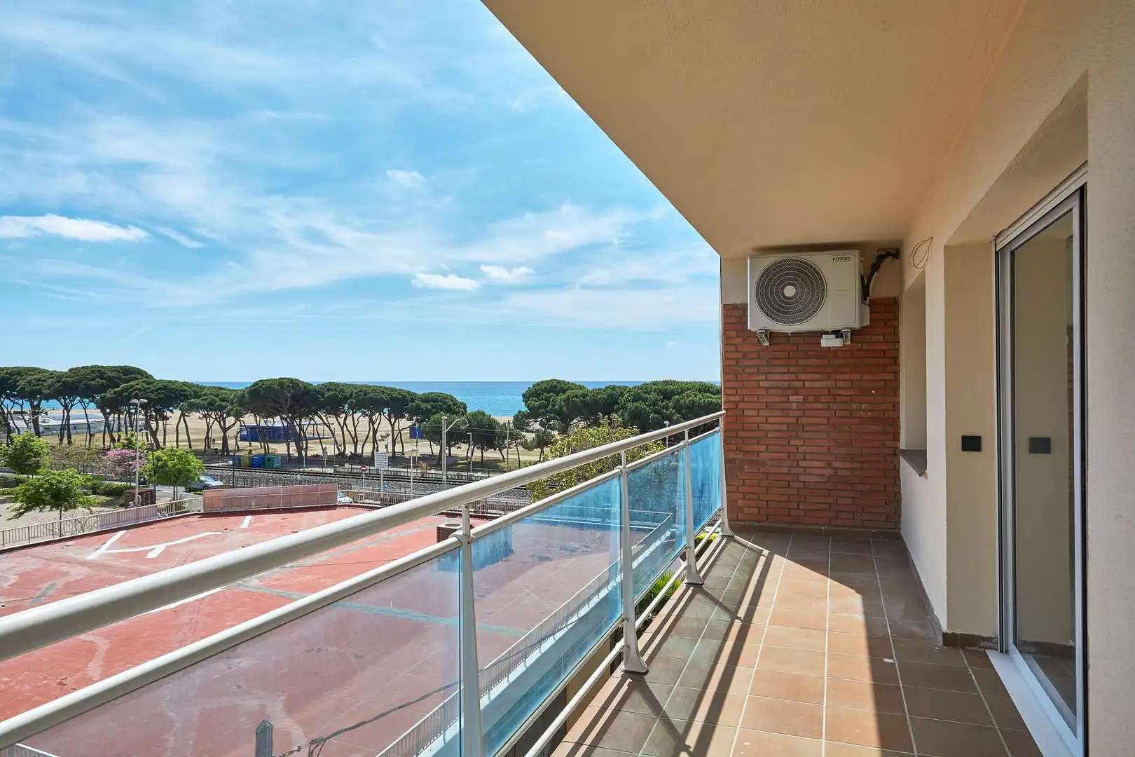 Terrace of Flat for sale in Malgrat de Mar  with Air Conditioner, Heating and Parquet flooring