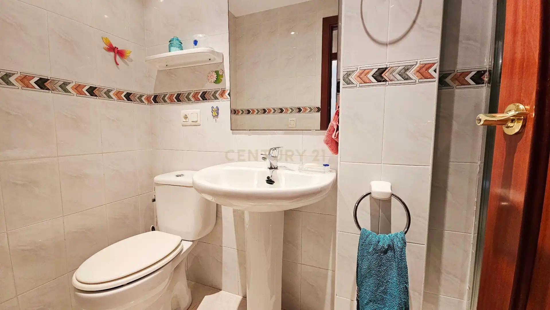 Baño de Apartamento en venta en Llançà con Aire acondicionado, Horno y Lavadora