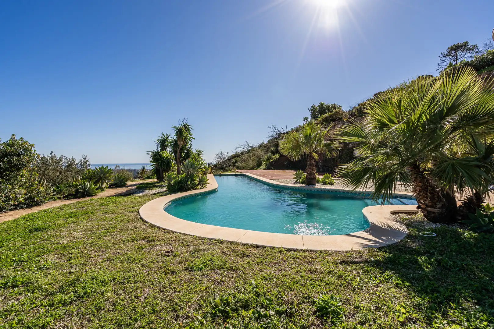 Piscina de Casa o chalet en venta en Estepona con Aire acondicionado, Terraza y Amueblado