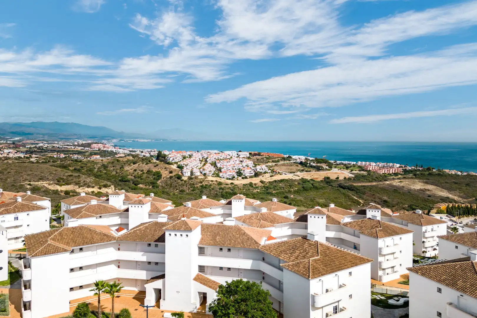 Exterior view of Ground floor for sale in Manilva  with Air Conditioner, Terrace and Swimming Pool