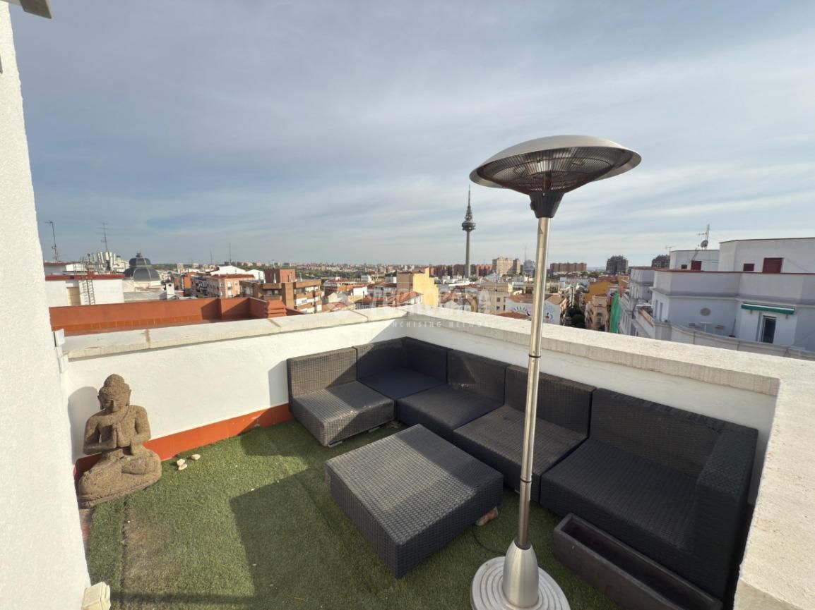 Terrace of Attic for sale in  Madrid Capital  with Heating, Terrace and Storage room