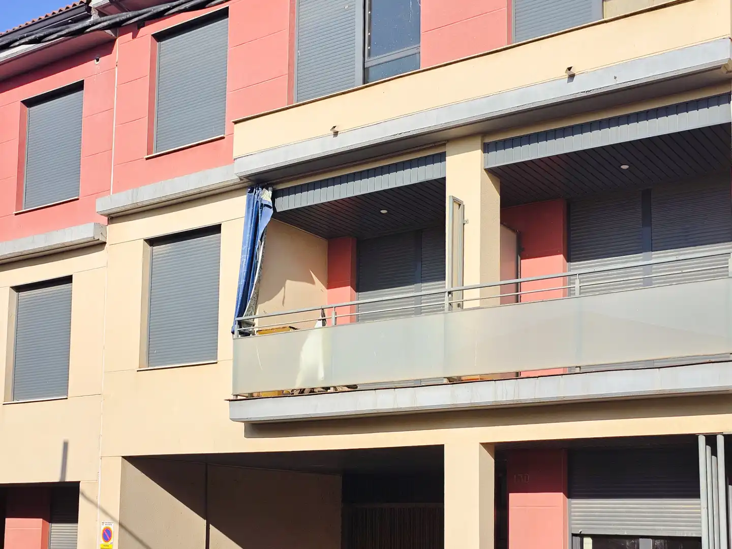 Vista exterior de Piso en venta en Cadrete con Calefacción