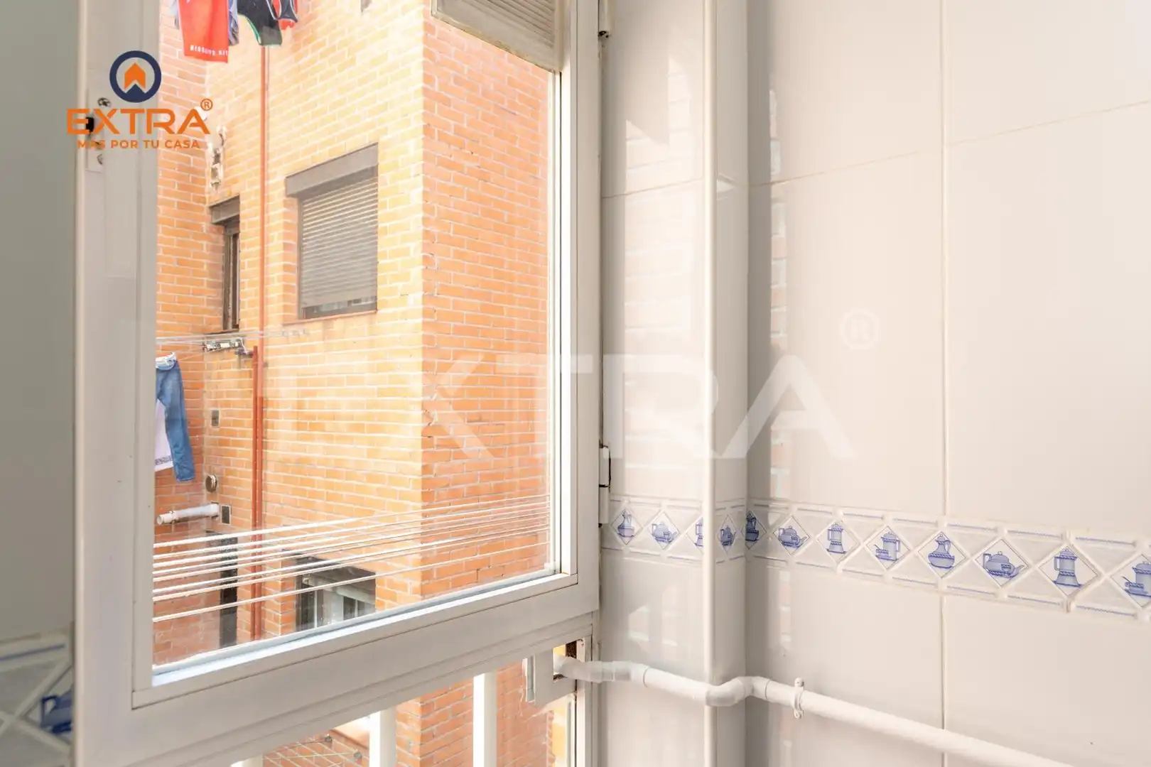 Balcony of Flat for rent in Madrid  with Heating