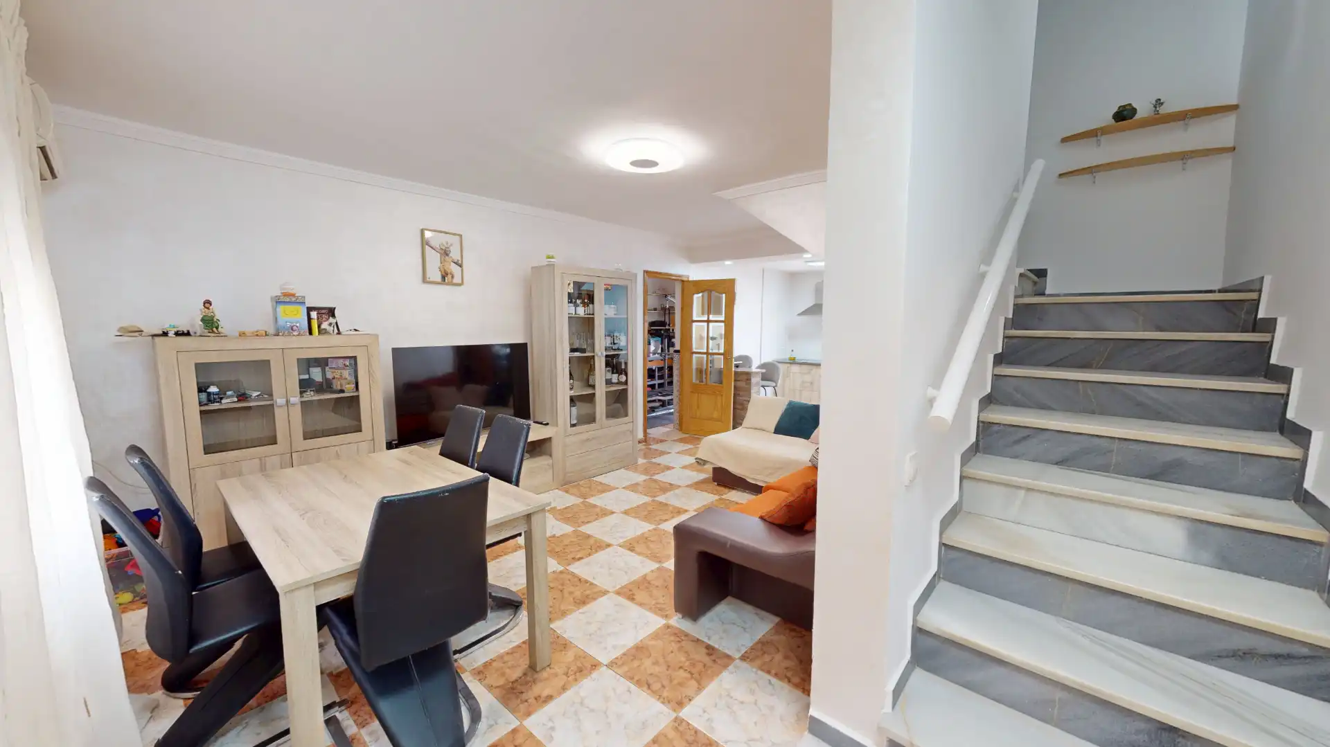 Sala de estar de Casa o chalet en venta en Níjar con Aire acondicionado, Terraza y Amueblado
