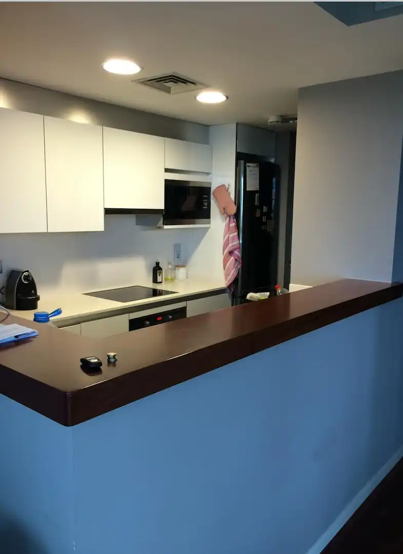 Cocina de Piso de alquiler en Barcelona con Aire acondicionado, Calefacción y Amueblado