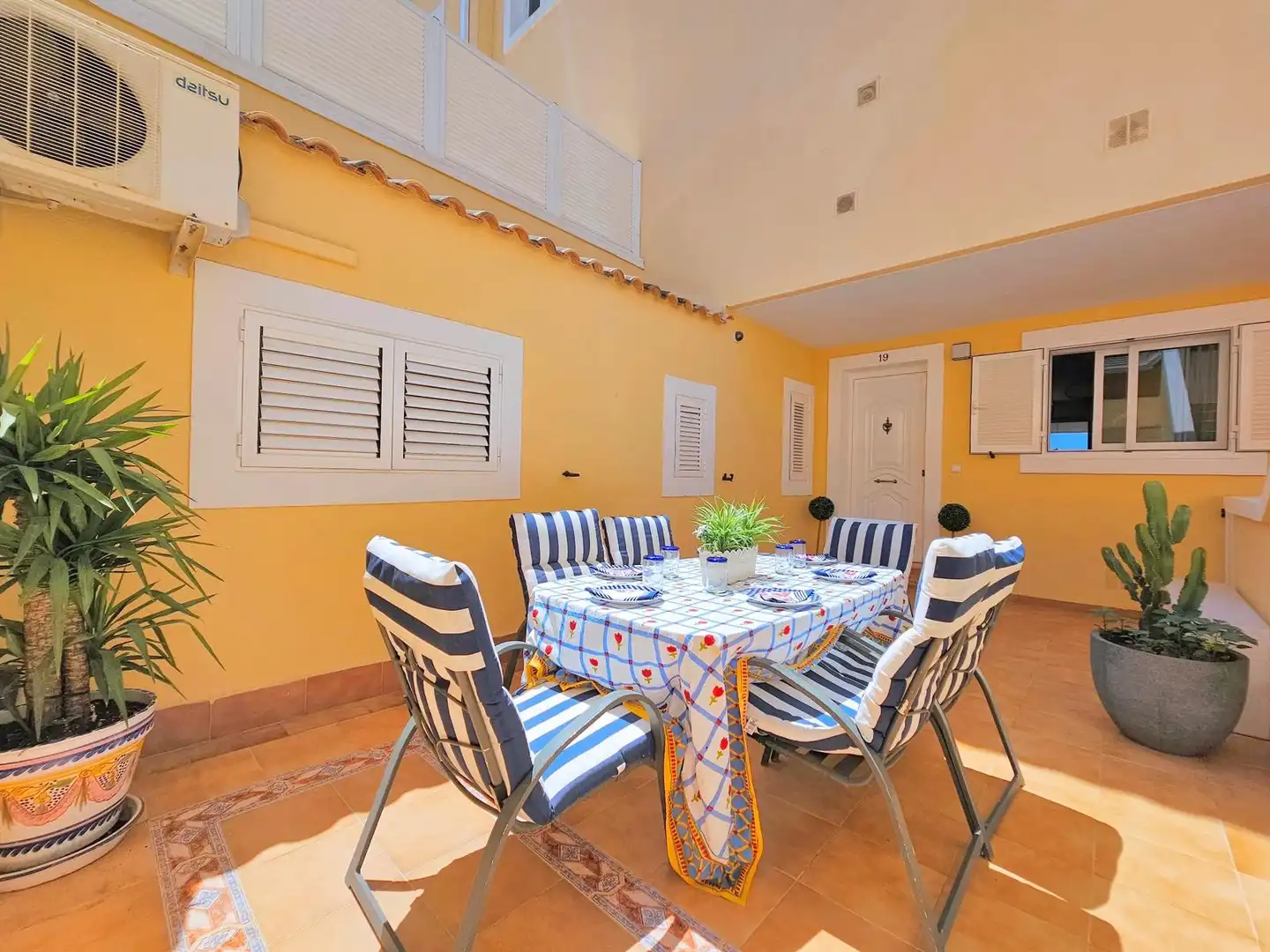 Terrace of Detached homes for rent in La Manga del Mar Menor  with Air Conditioner, Heating and Terrace