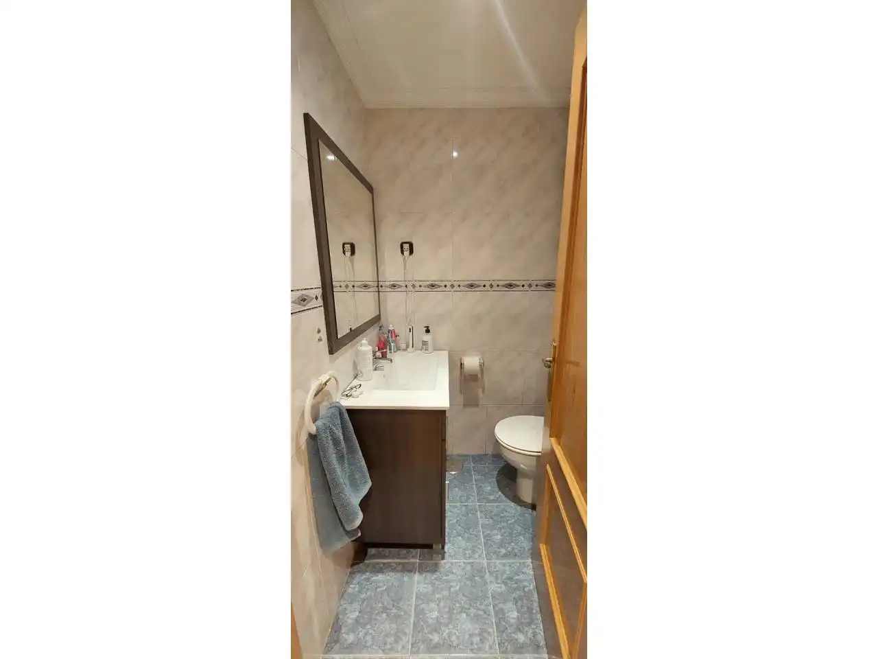 Badezimmer von Wohnung zum Verkauf in Villaquilambre mit Heizung und Balkon