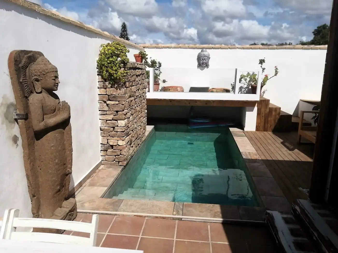 Piscina de Casa o xalet de lloguer en Chiclana de la Frontera amb Aire condicionat, Calefacció i Terrassa