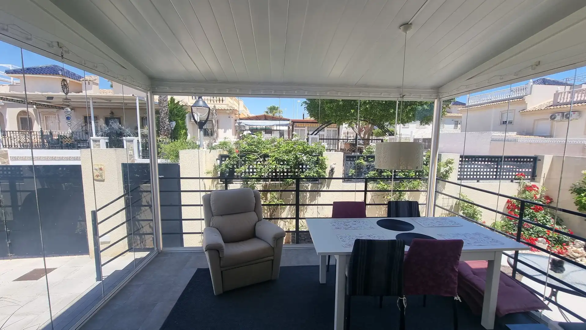 Terrassa de Casa o xalet en venda en Rojales amb Aire condicionat, Jardí privat i Terrassa
