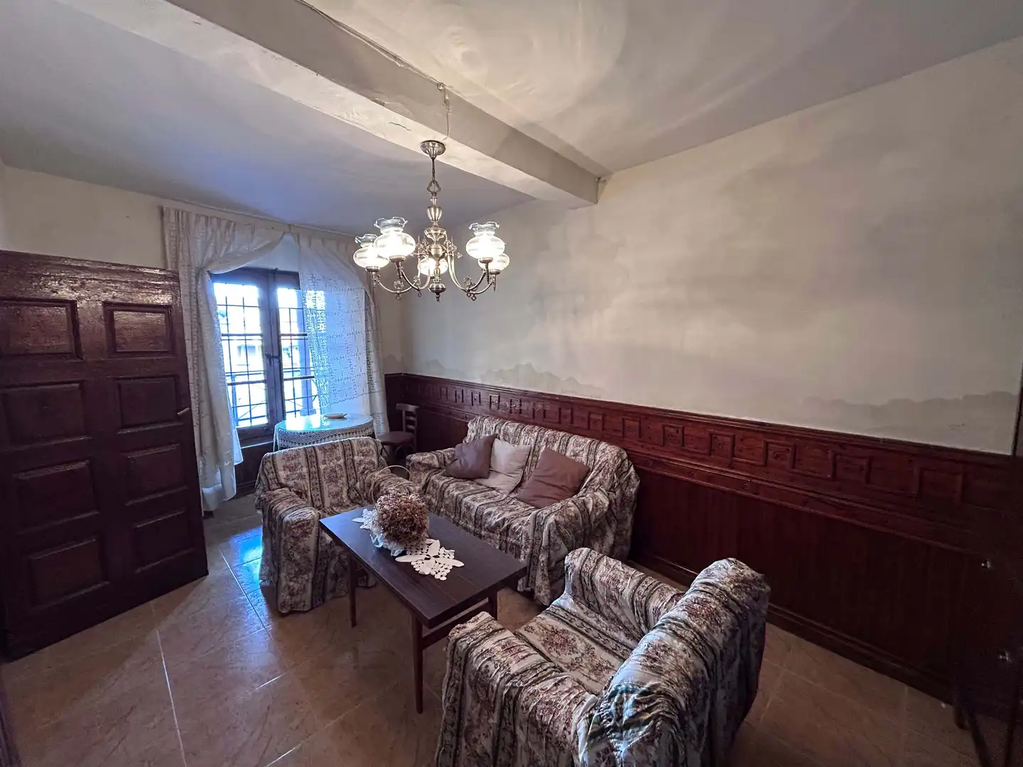 Sala d'estar de Finca rústica en venda en Villamañán