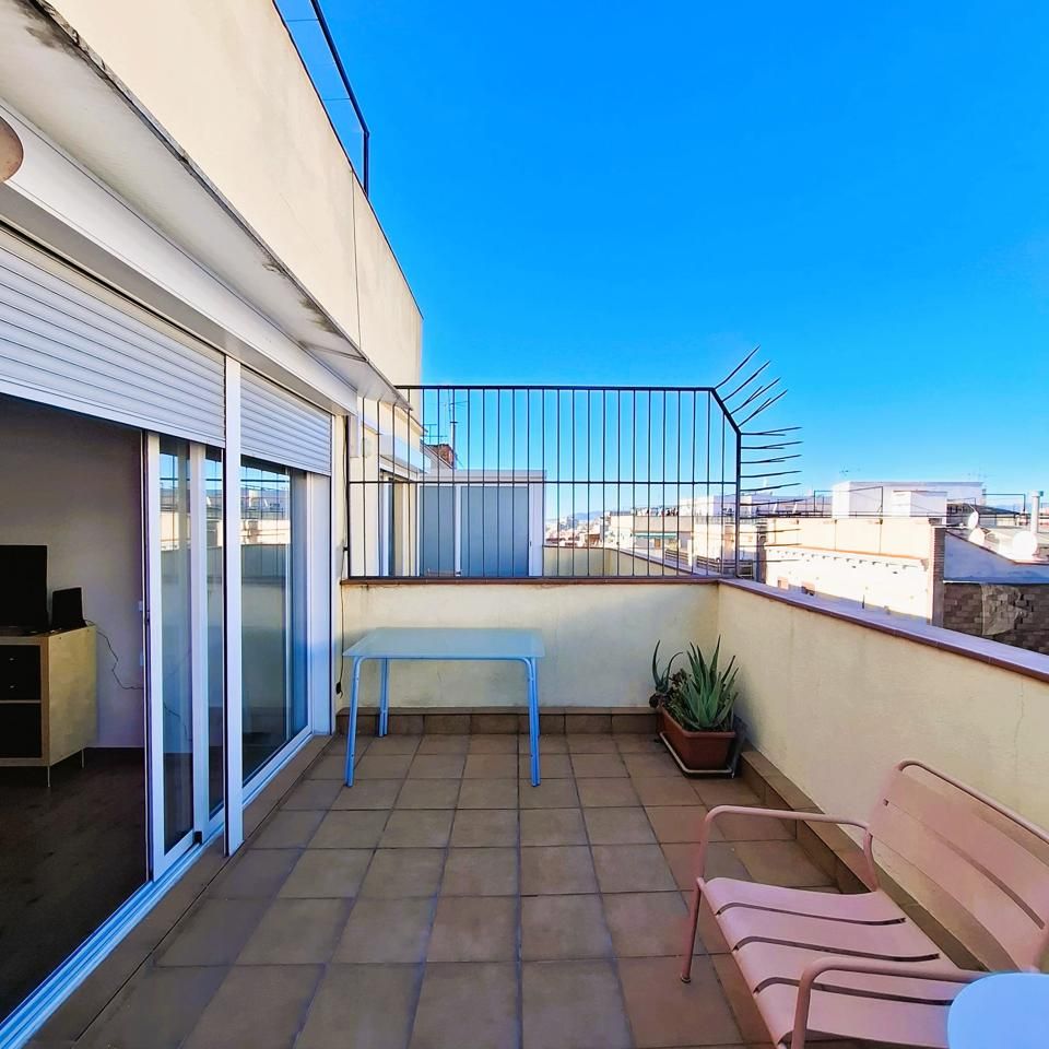 Balcony of Flat to rent in L'Hospitalet de Llobregat  with Air Conditioner, Parquet flooring and Terrace