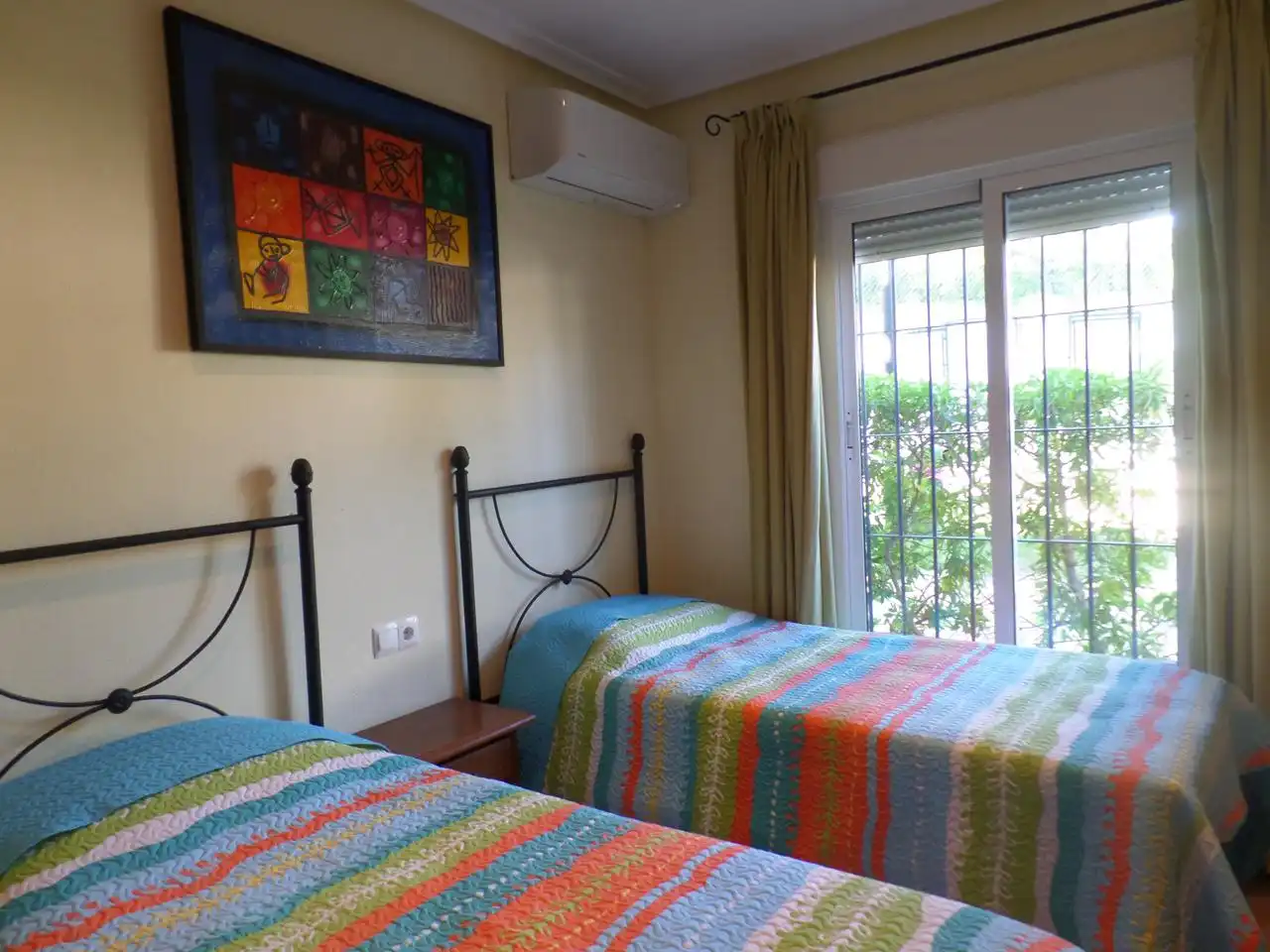Schlafzimmer von Maisonette zur Miete in Vera mit Klimaanlage, Heizung und Privatgarten