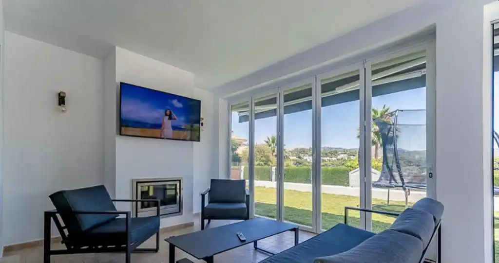 Living room of Houses for rent in Marbella  with Terrace and Swimming Pool