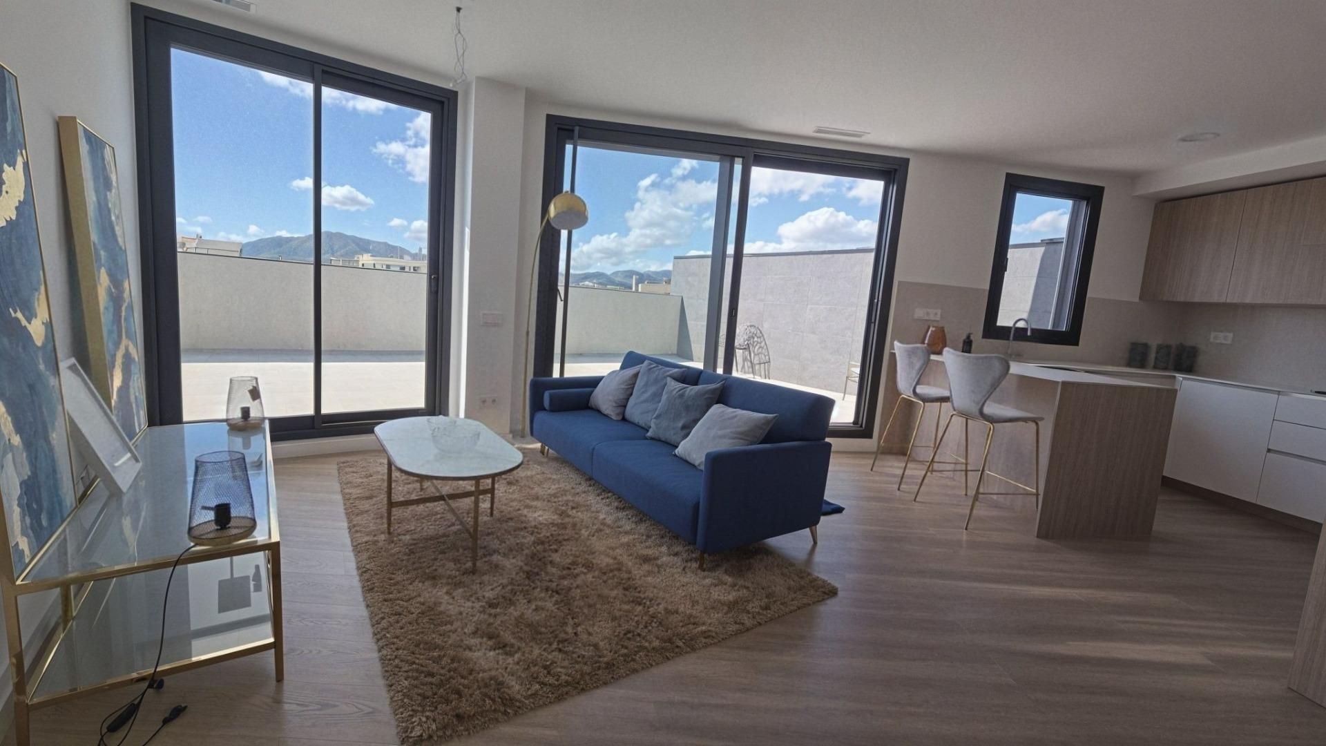 Sala d'estar de Àtic en venda en Molins de Rei amb Aire condicionat, Calefacció i Parquet
