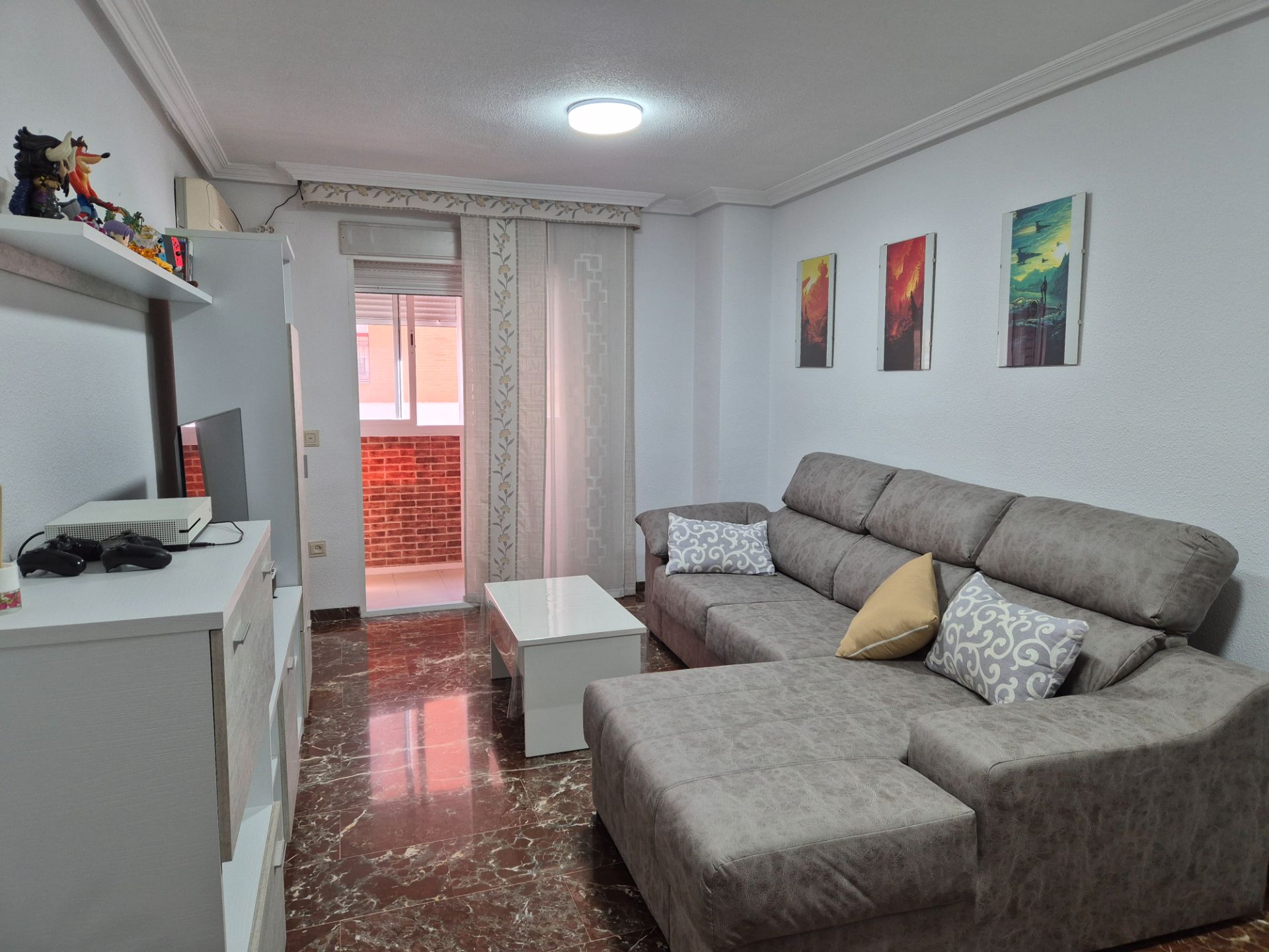 Living room of Flat for sale in  Jaén Capital  with Air Conditioner, Heating and Private garden