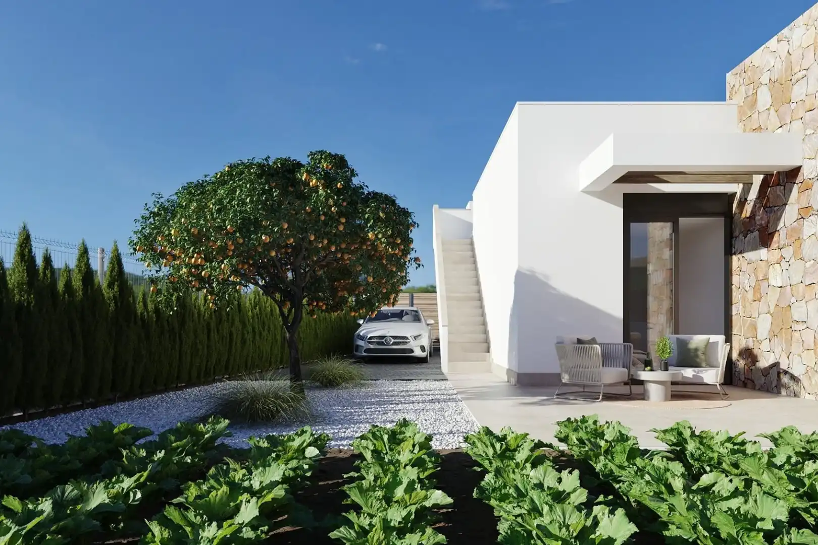 Jardí de Casa o xalet en venda en Fuente Álamo de Murcia