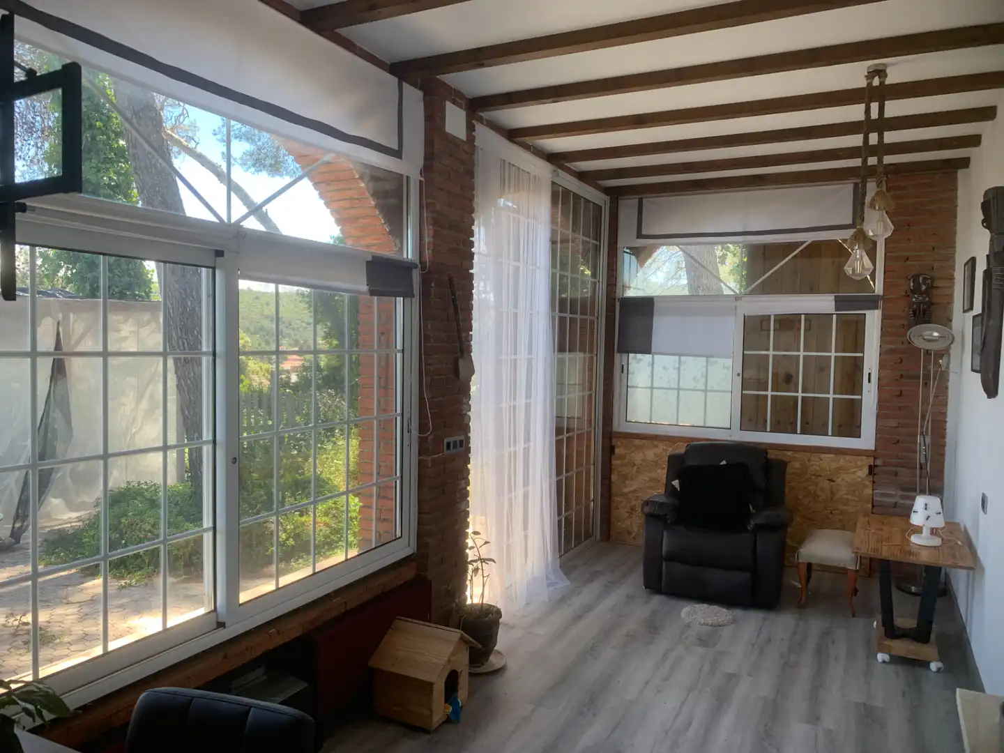 Sala de estar de Finca rústica en venta en Vallirana con Aire acondicionado, Calefacción y Jardín privado