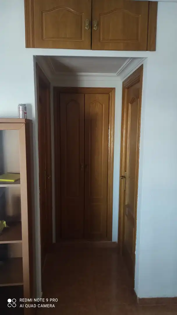 Dormitori de Apartament de lloguer en Cáceres amb Aire condicionat, Calefacció i Moblat