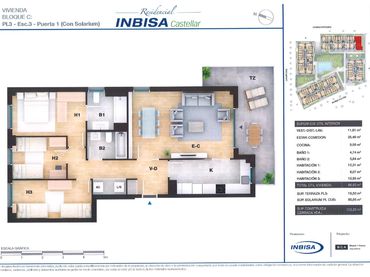 Appartement avec balcon à vendre à Ronda Tolosa